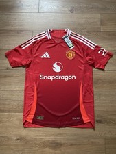 Adidas Manchester United 2024/25 Player Issue Authentic Home Shirt, Size Medium