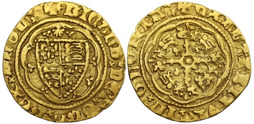 Richard quarter noble type - quarter-noble,,