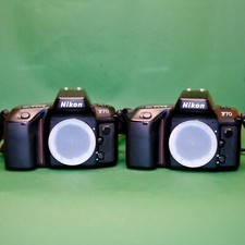 Nikon F70 35mm Slr Film Cameras With Close Serial Numbers, Working Clean