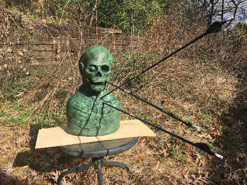 Economy archery zombie head - zombie,