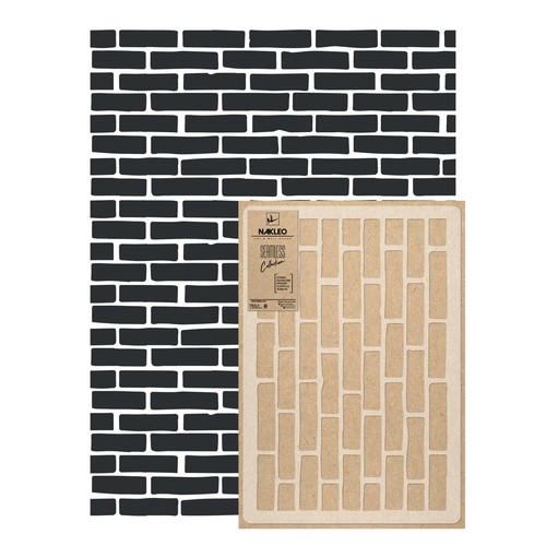 Reusable plastic wall stencil - reusable,