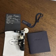 PRADA Bear Bag Charm Mohair