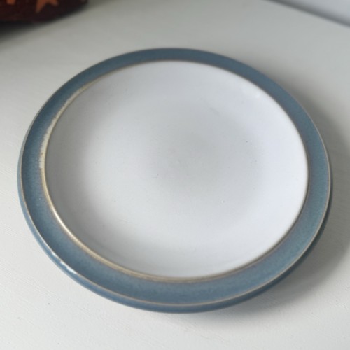 Denby azure blue tea plate - denby,