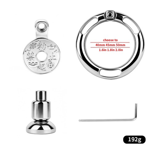 Set male chastity cage - male, 304