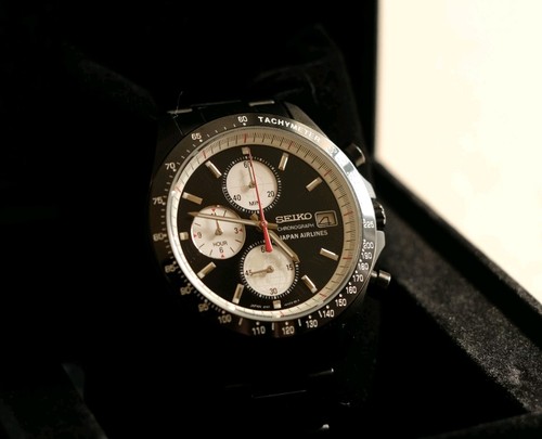 Rare black jal x - black, seiko