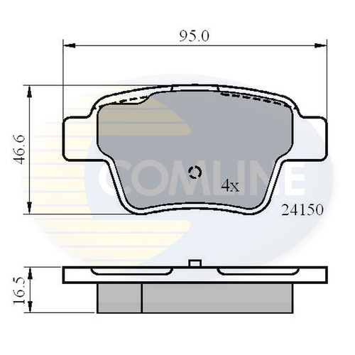 Brake pads set for - pads, peugeot