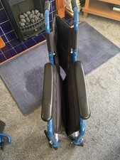 AIDAPT Aluminium Compact Transit Chair Wheelchair Colour Blue VA172BLUE