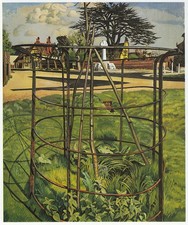 The Jubilee Tree, Cookham Stanley Spencer print in 10 x 12 inch mount SUPERB
