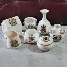Assorted Crested Ware China, Inc: Newcastle on Tyne, Sunderland, Wooler, Keswick