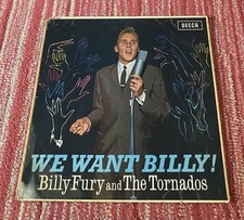 Billy Fury & The Tornados/We Want Billy SLEEVE ONLY/NO VINYL Mono. Rock’n Roll G