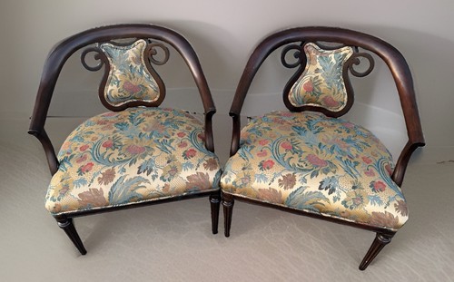 Vtg pair regency victorian - vtg,