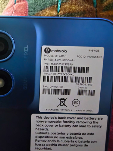 Motorola moto play - g4,