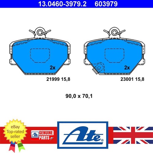 Brake pad set for smart - brake,