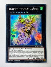 Abysstrite, the Atlantean Spirit SUDA-EN046 Super Rare 1st Edition YuGiOh Card