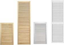 Wooden louvered door pine - wooden,