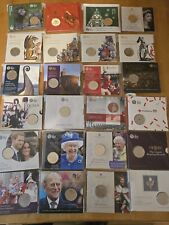 x24 sealed Royal Mint Five Pound Coins from 2015 to 2022.  All BUNC