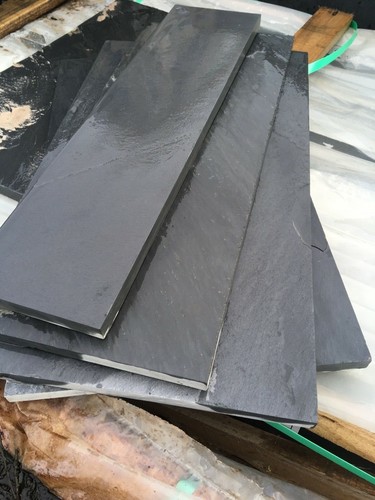 Brazilian slate wall - , coping