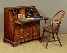 Antique George I Walnut Bureau