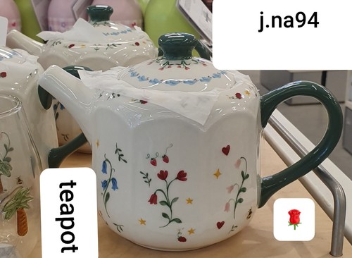 Primark floral teapot - floral,
