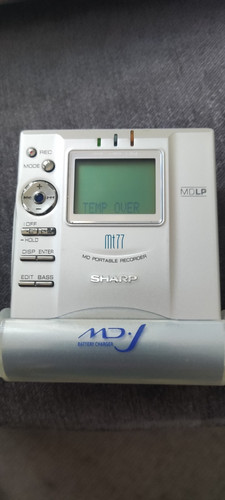 Sharp mt77 minidisc player - sharp,