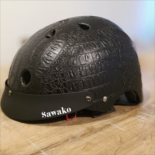 Sawako black crocodile - black, bike