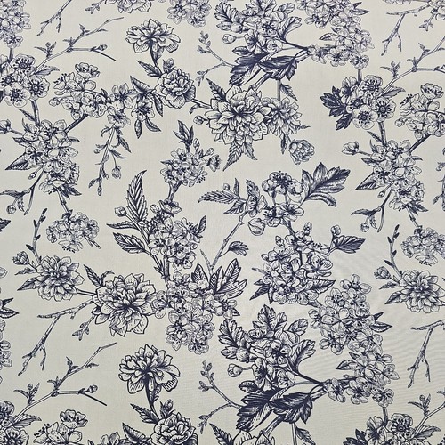 Elegant floral print viscose - ,