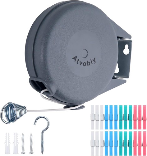 Retractable clothesline 40ft - retractable,