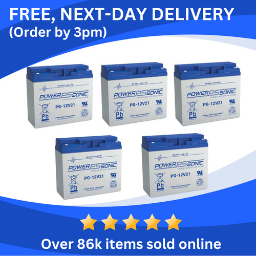 21ah 12v batteries for - 5, x