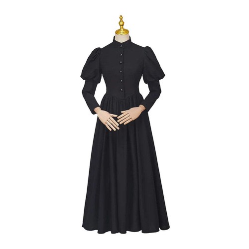 Victorian mourning dress - victorian,