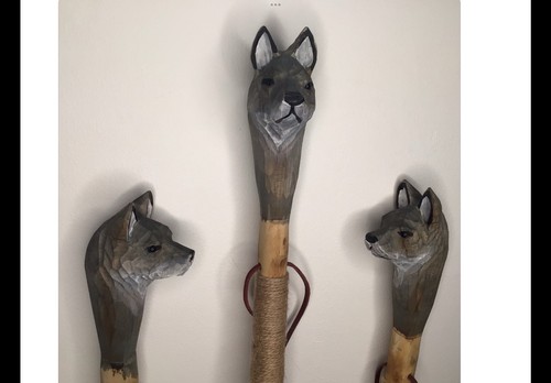 Wooden hiking walking stick - wooden, hiking/walking