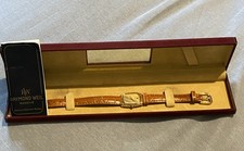 Raymond Weil Vintage Quartz Wristwatch Gold Plated In Original Presentation Box