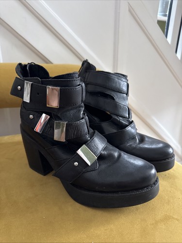 Topshop size leather ankle - 4,