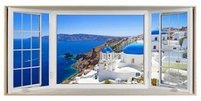 Santorini Greece Holiday 3D