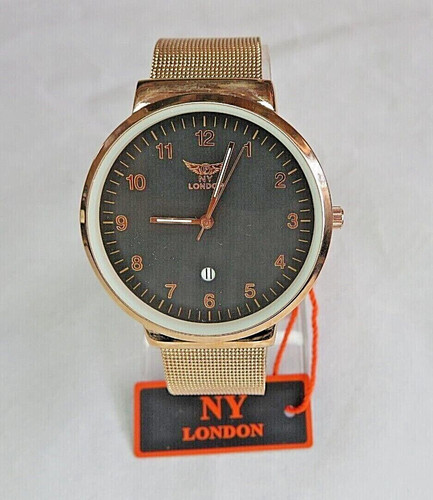 Gents elegant mesh strap - elegant, watch