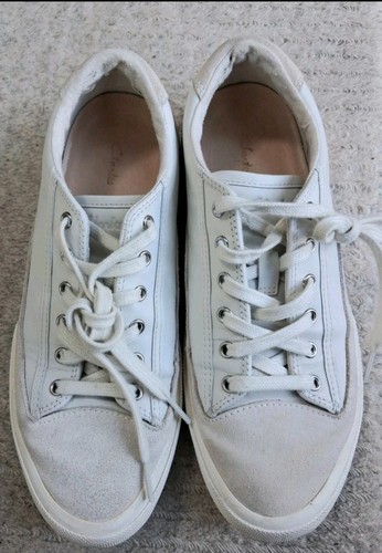 Clarks off white leather - leather, &