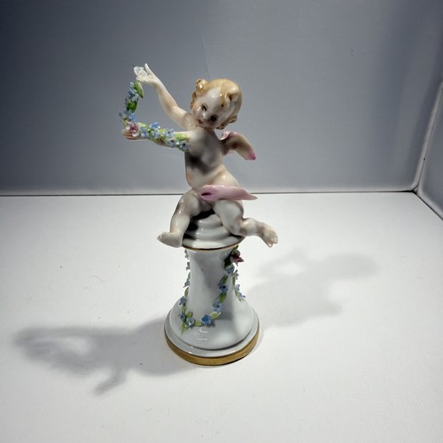 Cherub capodimonti figure - cherub,