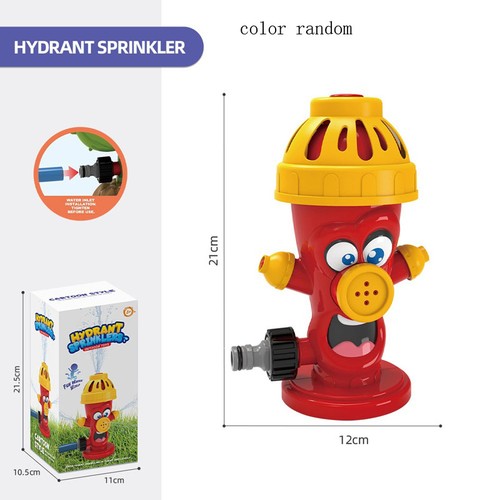 Water sprinkler toy red - red, fire