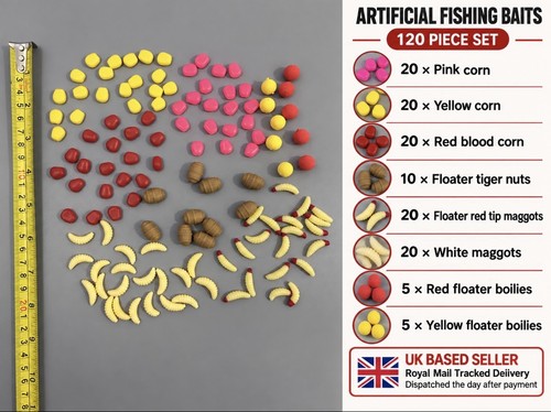 120pc artificial carp fishing - 120pc,