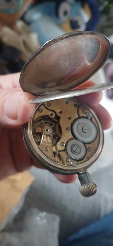 1918 sterling silver pocket - 1918,