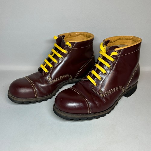 Vintage cebo leather boots - leather,