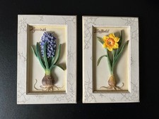 Two Vintage Hand Painted
