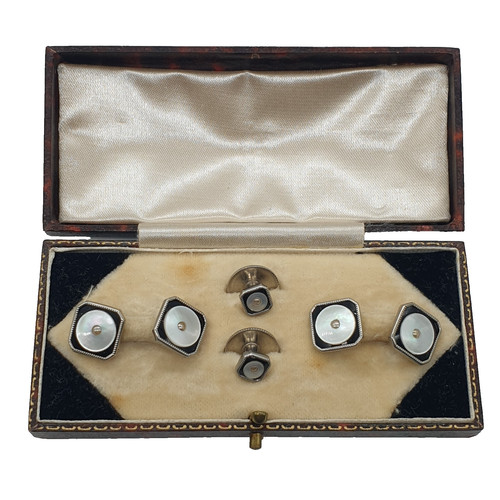 Vintage mens dressing cufflink - mens,