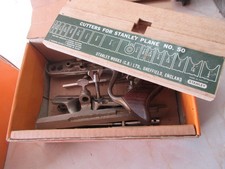Vintage Stanley no 50 combination plane with cutters in original box.