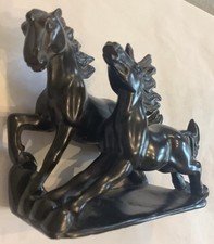 Horse figurine cast metal - horse,