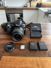 Nikon D3100 DSLR Camera Kit w/ 18-55mm VR II Lens & 2 Batteries