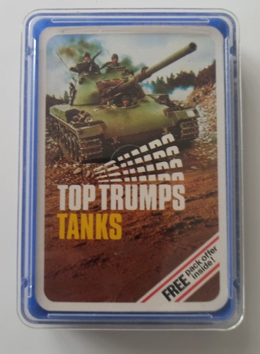 Vintage top trumps - top, "tanks"