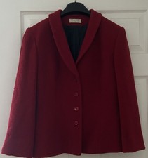Ladies Kaliko  Red Jacket Size