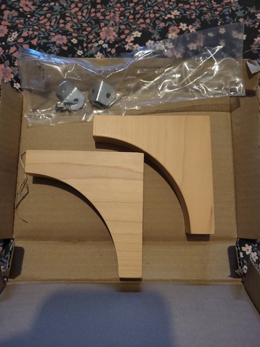 Pair wooden shelf - pair,
