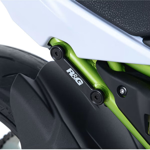 Racing rear footrest - rear, plate