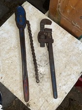 Record 231 232 Chain Pipe Wrench Heavy Duty & 18” Stilston